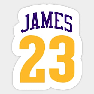 Los Angeles james 23 Sticker